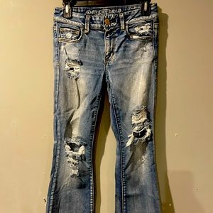 American Eagle Boho artist size 4 jeans